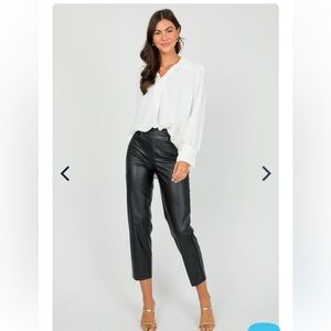 SPANX faux leather Pants